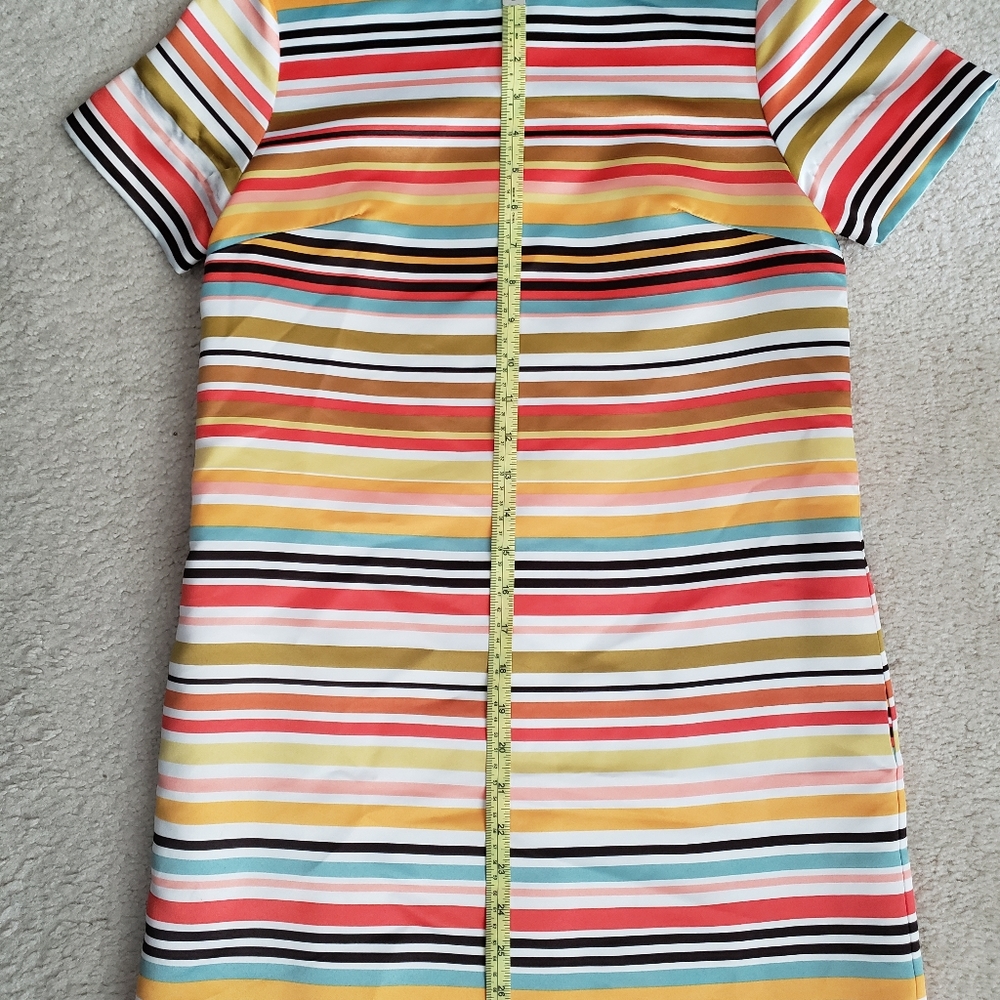 CeCe by Cynthia Steffe Striped Shift Dress. With pockets. NWOT